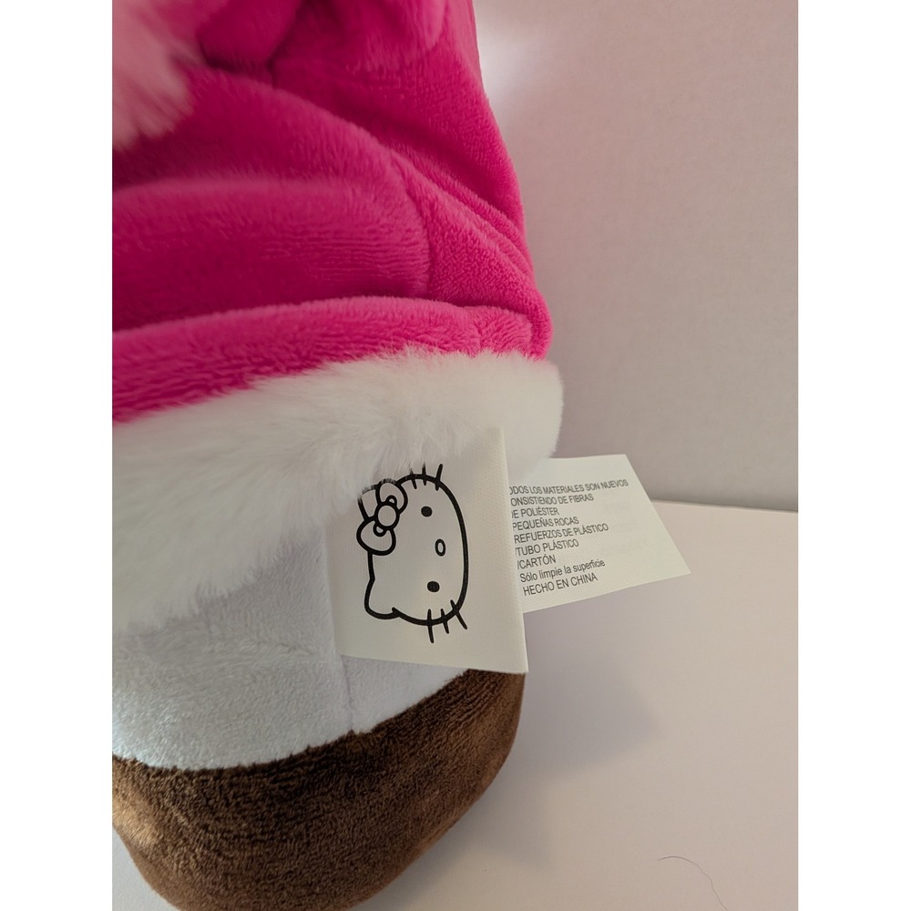 2025 Hello Kitty Pink Santa Gingerbread Christmas Greeter Plush 23.2" Viral NWT - Picture 5 of 13